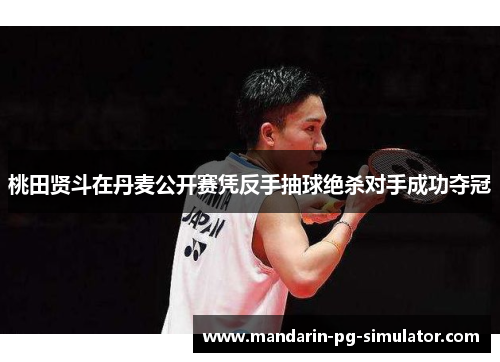 桃田贤斗在丹麦公开赛凭反手抽球绝杀对手成功夺冠