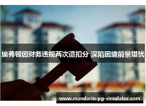 埃弗顿因财务违规两次遭扣分 深陷困境前景堪忧